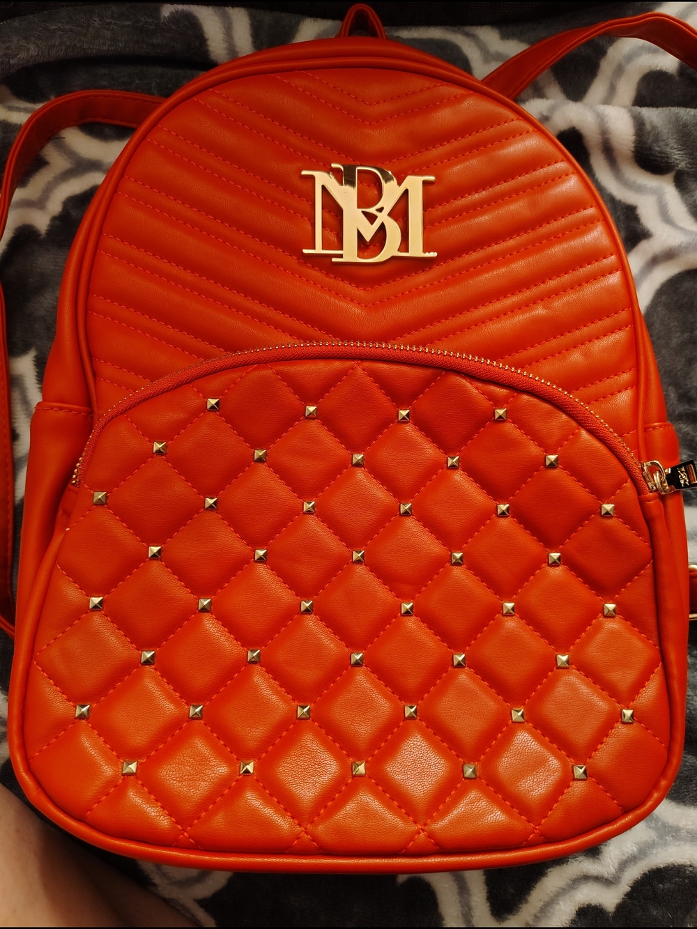 Badgley Mischka vegan leather backpack And Wallet Duo